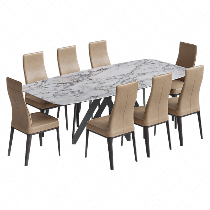 Стол Cartesio и стулья от Calligaris