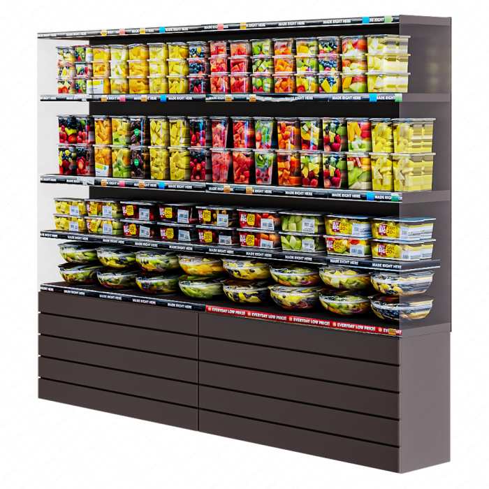 Холодильный шкаф Market Fridge с фруктами