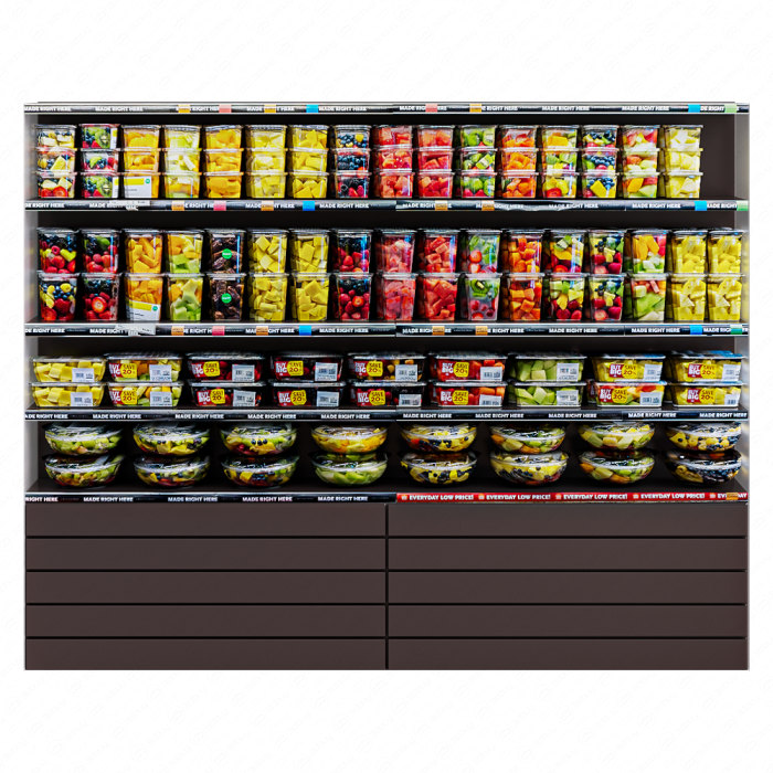 Холодильный шкаф Market Fridge с фруктами