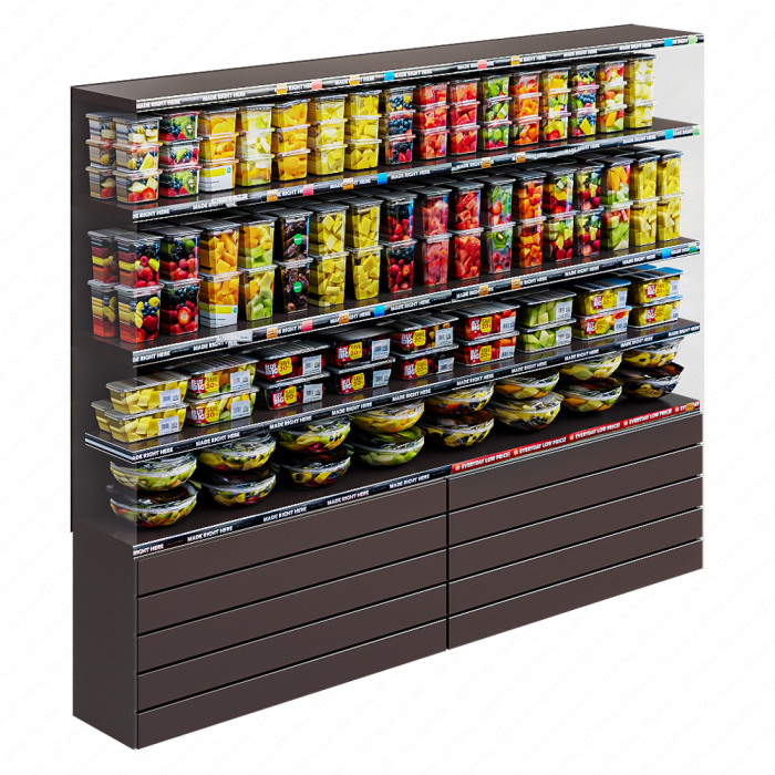 Холодильный шкаф Market Fridge с фруктами