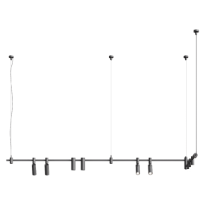 Track-based magnetic system Esthetic Magnetic on wires.