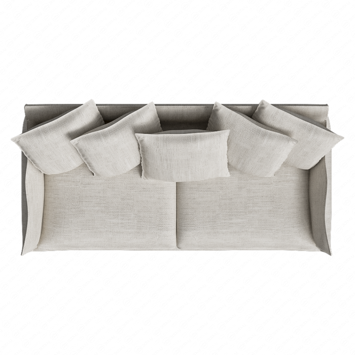 Диван Oasis Crate&Barrel серый
