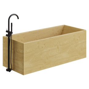 Oak Bathtub from The LOFTLAB