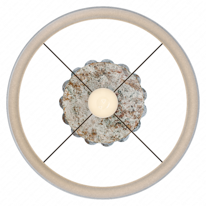 Настольный светильник Husk Small от Porta Romana