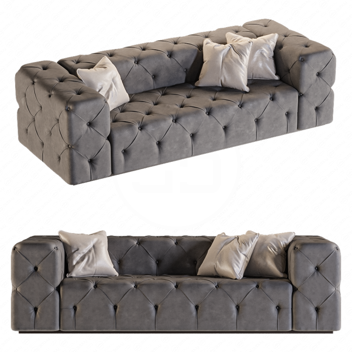 Диван кожаный 6505-A Palatino от Fratelli Boffi