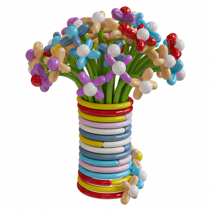 Цветы из шаров