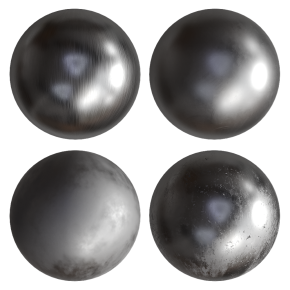 Silvery metal