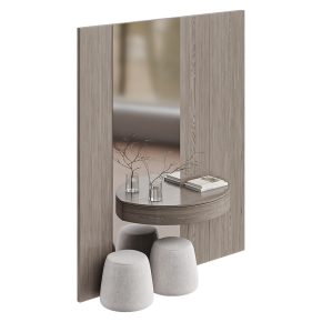 Minimalist-style entryway