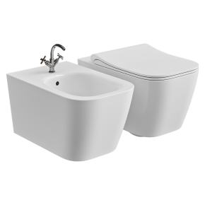 Унитаз и биде NUBES от GSI Ceramica