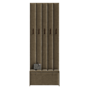 Entryway with a bag.