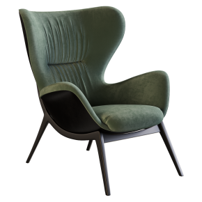 Red Torre Nirvana legged chair.
