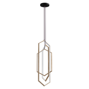 Hexagon Geometric Modern Chandelier LED Light Fixture
