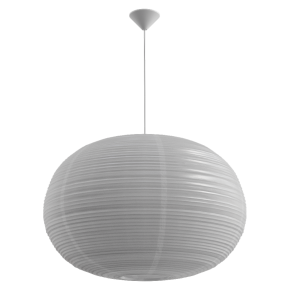 Подвесной светильник из рисовой бумаги Ellipse от HAY