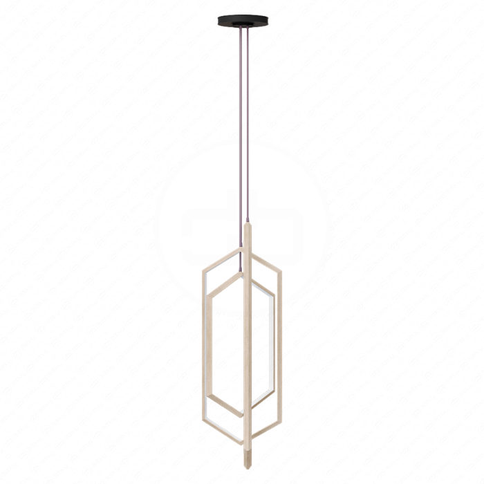 Hexagon Geometric Modern Chandelier LED Light Fixture