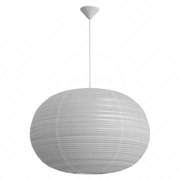 Подвесной светильник из рисовой бумаги Ellipse от HAY