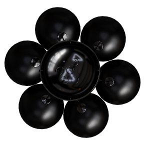 Люстра Nowodvorski Bubble black
