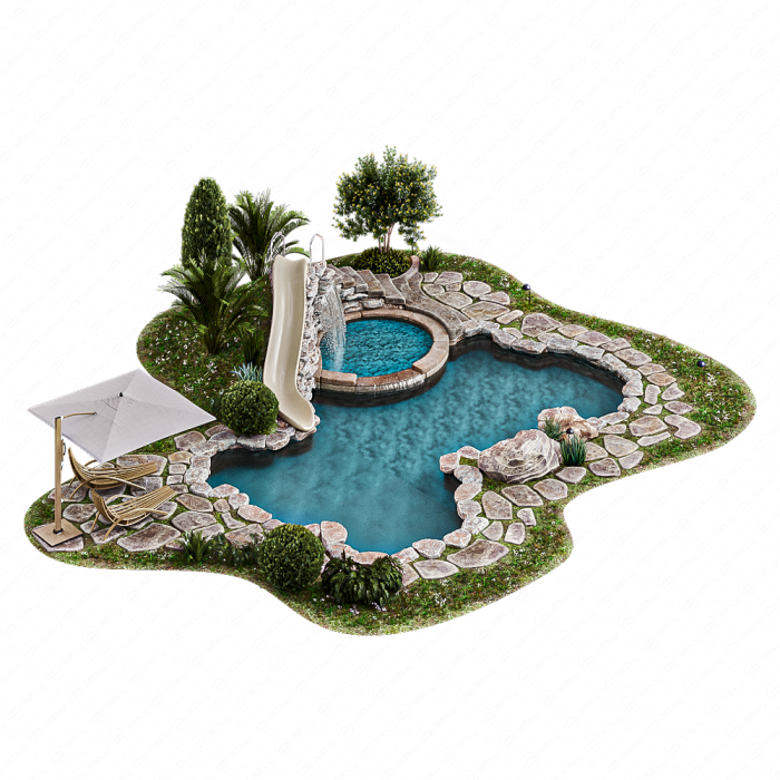 Бассейн с экстерьером Бассейн с экстерьером