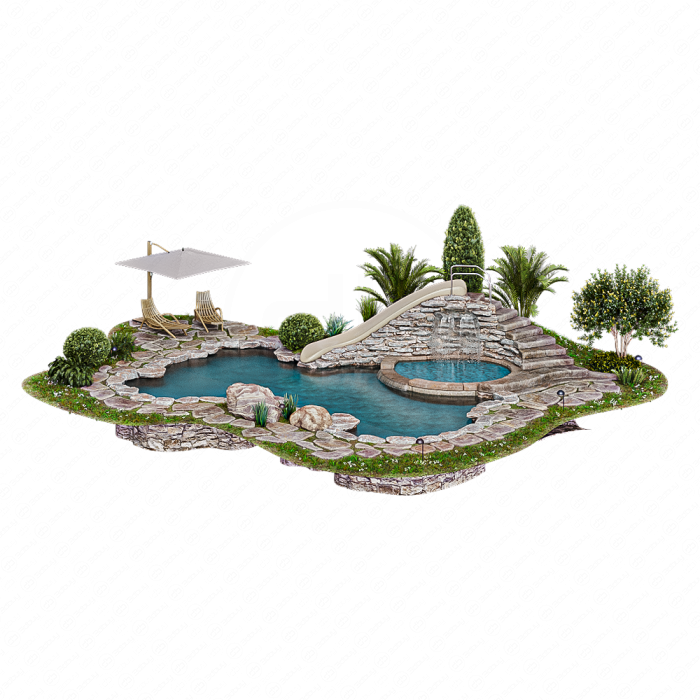 Бассейн с экстерьером Бассейн с экстерьером