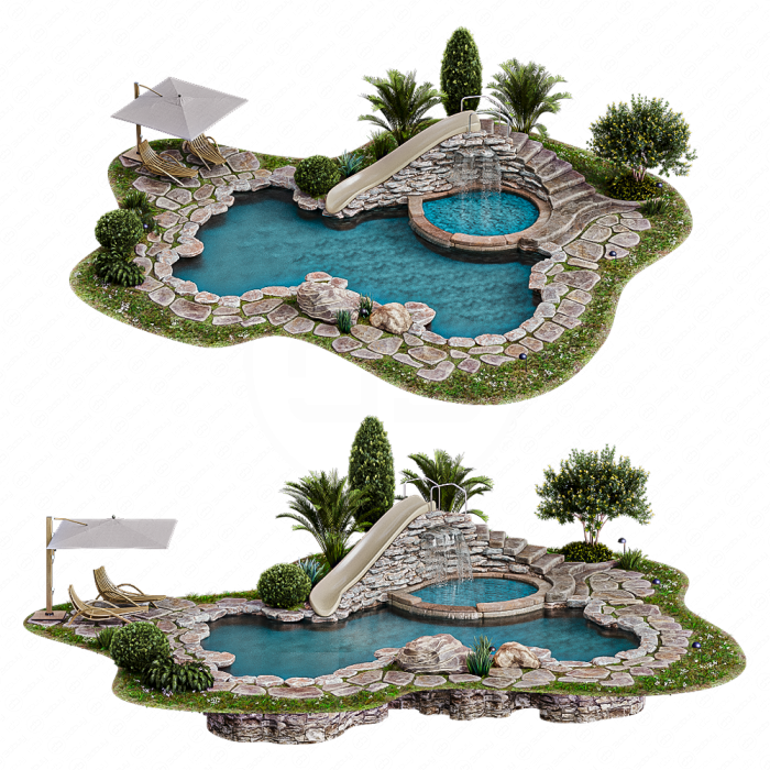 Бассейн с экстерьером Бассейн с экстерьером