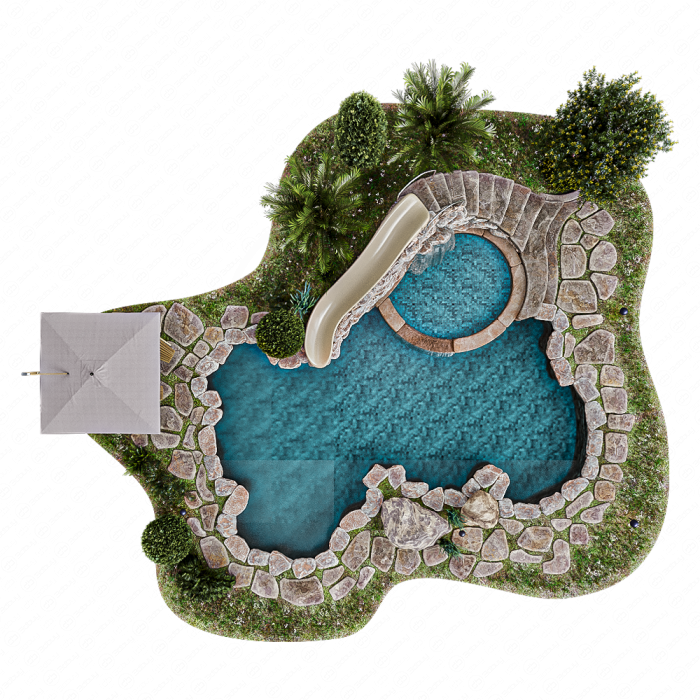 Бассейн с экстерьером Бассейн с экстерьером