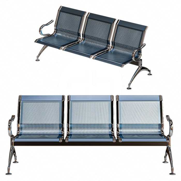 Металлическая скамья ожидания oshujian SJ-8888 Металлическая скамья ожидания oshujian SJ-8888