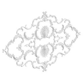 Rosette with plasterwork No. 3