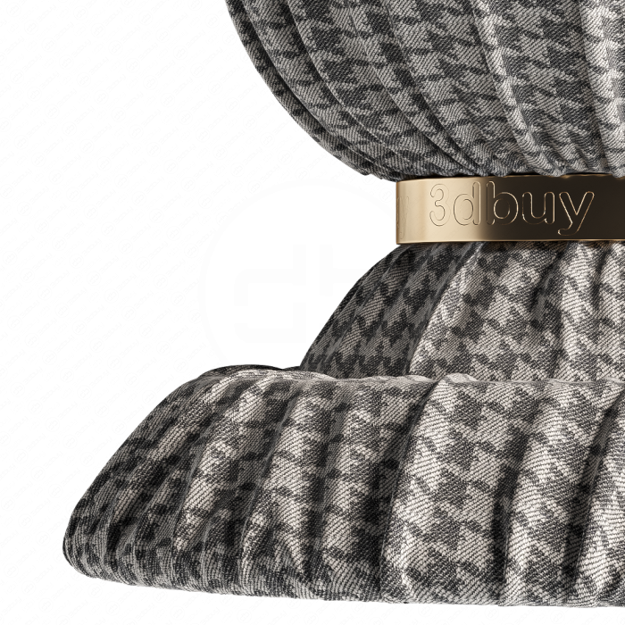 Ткань твид с узором «гусиная лапка»