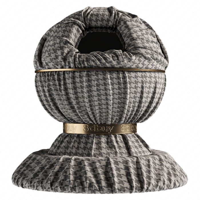 Ткань твид с узором «гусиная лапка»