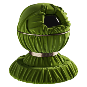 Зеленая ткань с текстурой