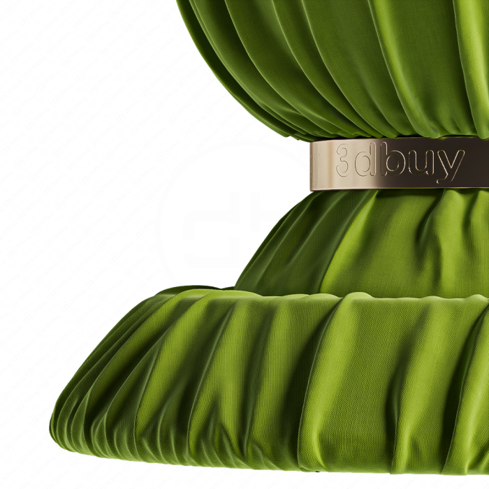 Зеленая ткань с текстурой