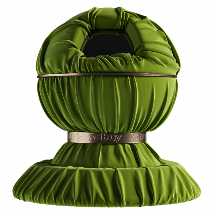 Зеленая ткань с текстурой