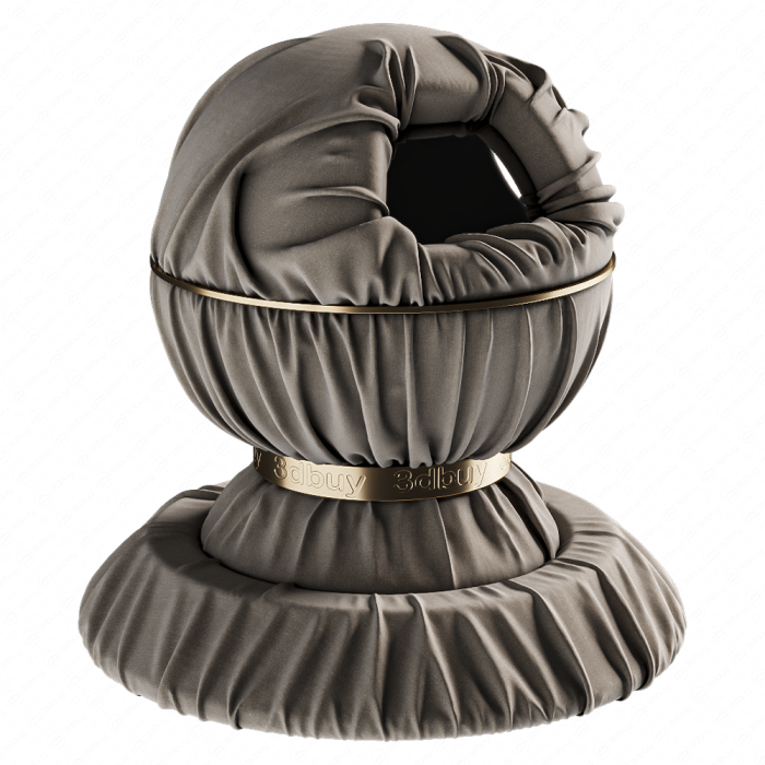 Серая Интерьерная ткань