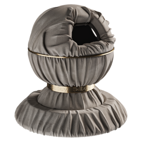 Серый вельвет