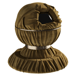 Однотонная ткань горчичного цвета