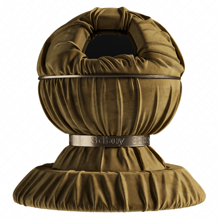 Однотонная ткань горчичного цвета