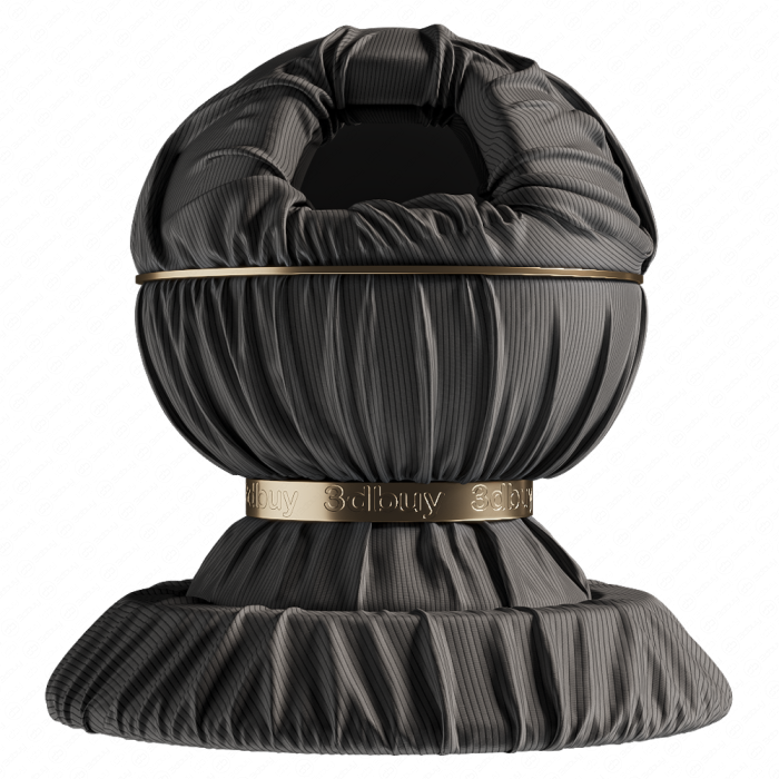 Ткань шифон плиссе с полосатым узором