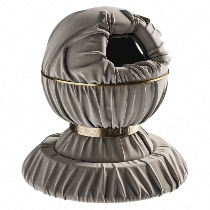 Обивочная серая ткань