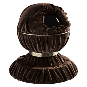 Коричневая замша