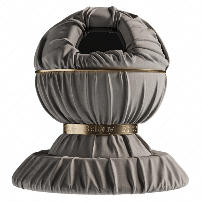 Отделочная серая ткань