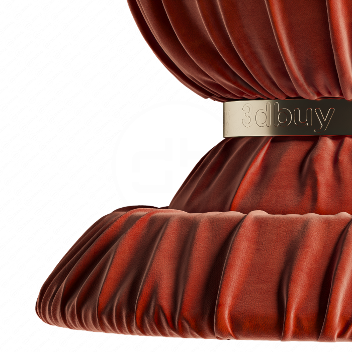 Красная мебельная ткань