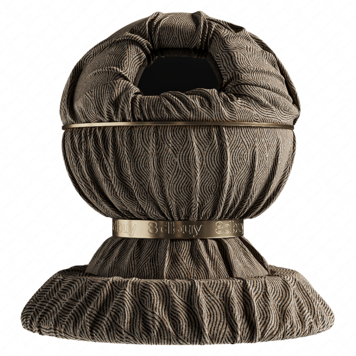 Ткань с волнообразным геометрическим узором