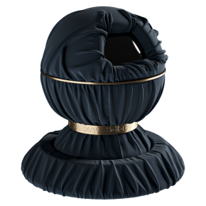 Ткань синяя