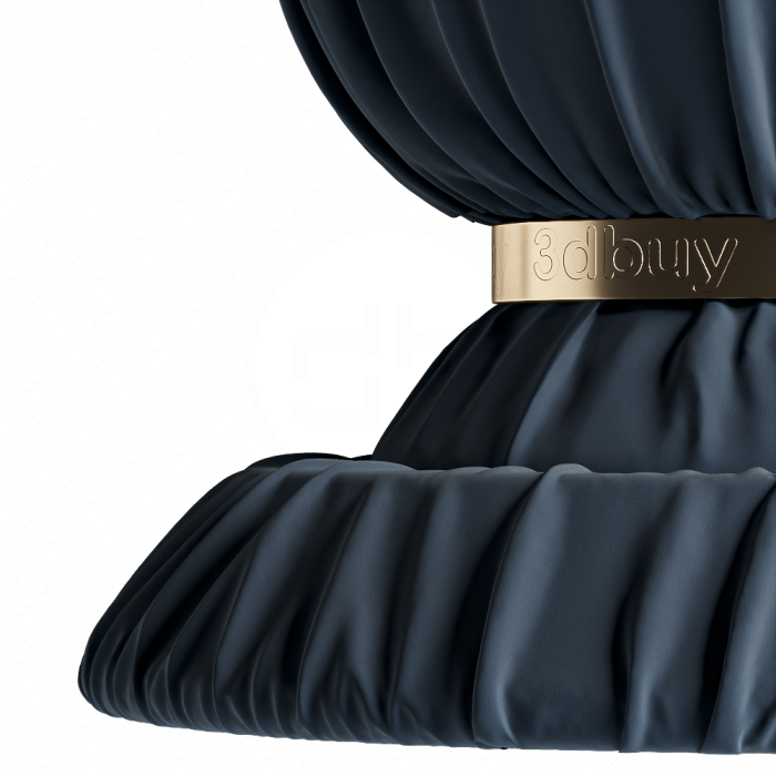 Ткань синяя