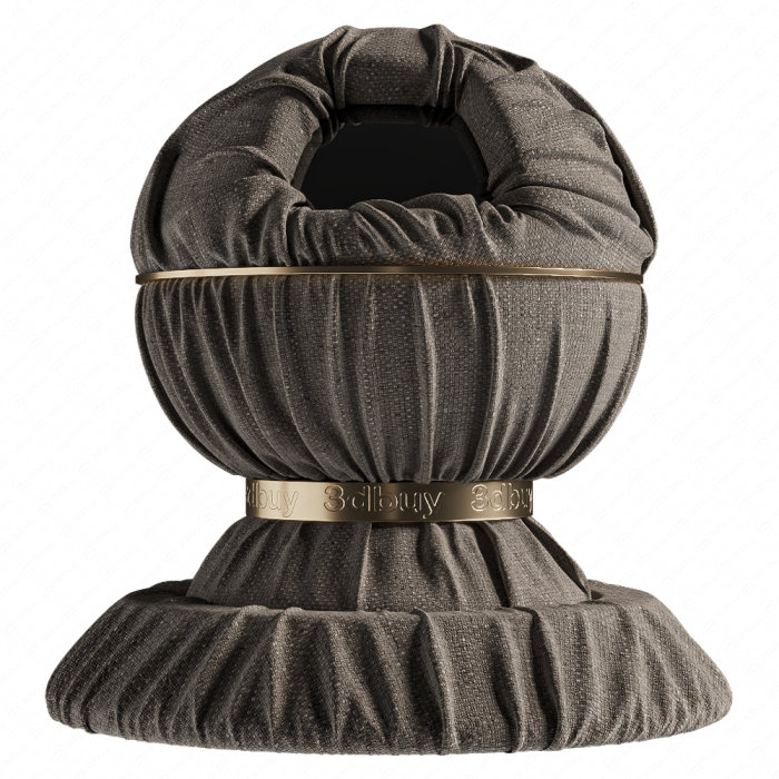 Тканая серая льняная ткань